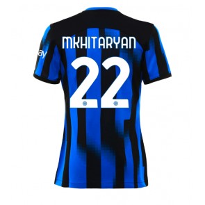 Maillot de foot Inter Milan Henrikh Mkhitaryan #22 Domicile Femmes 2023-24 Manches Courte
